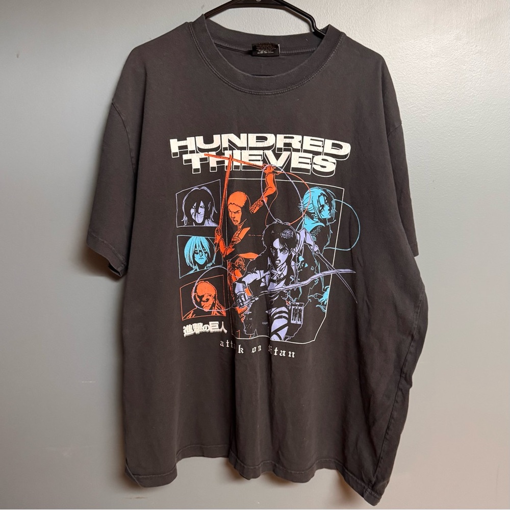 100 Thieves x Attack on Titan Tee – Limited Collab (3XL)